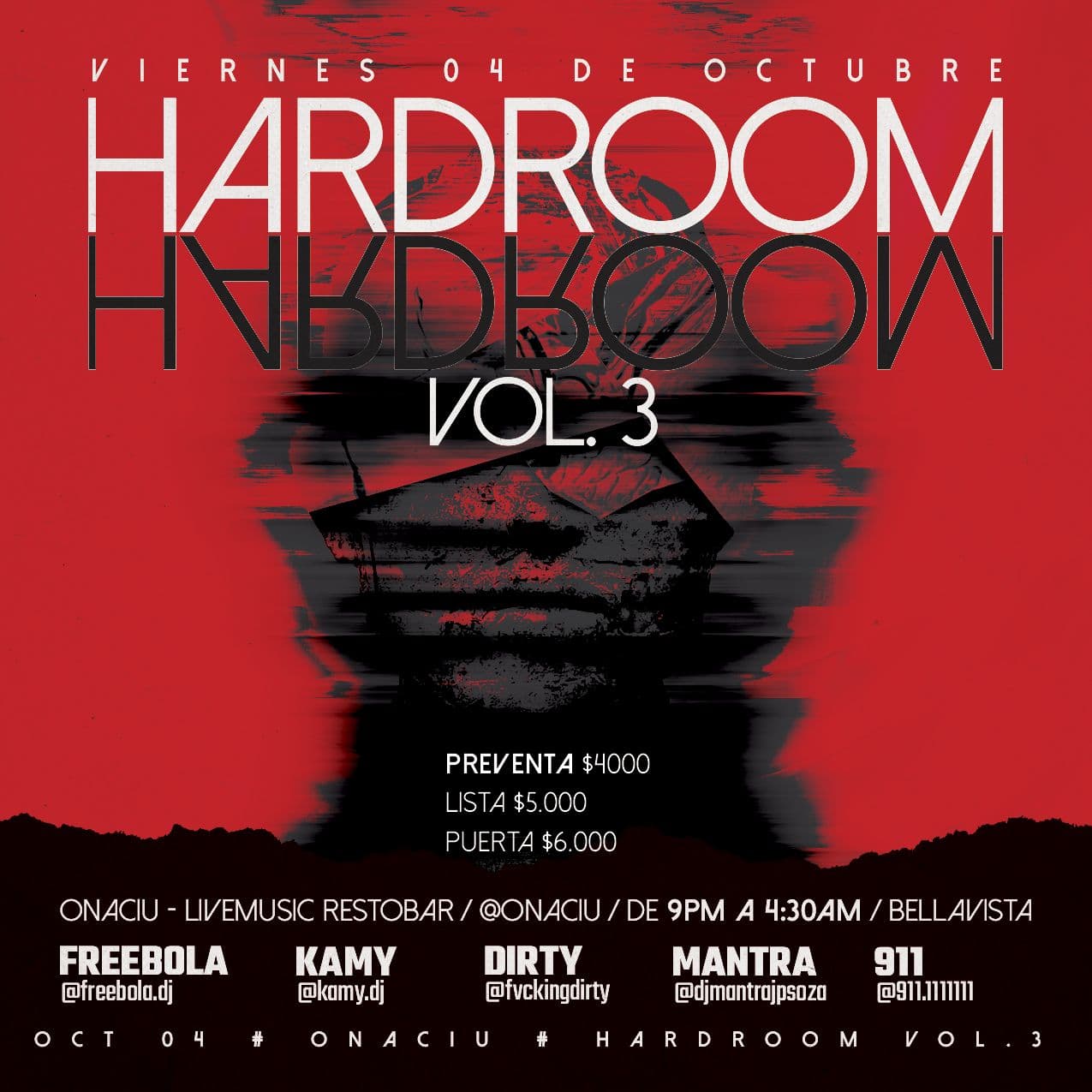 HARDROOM VOL.3 / CLUB ONACIU / VIE 4 OCT image}