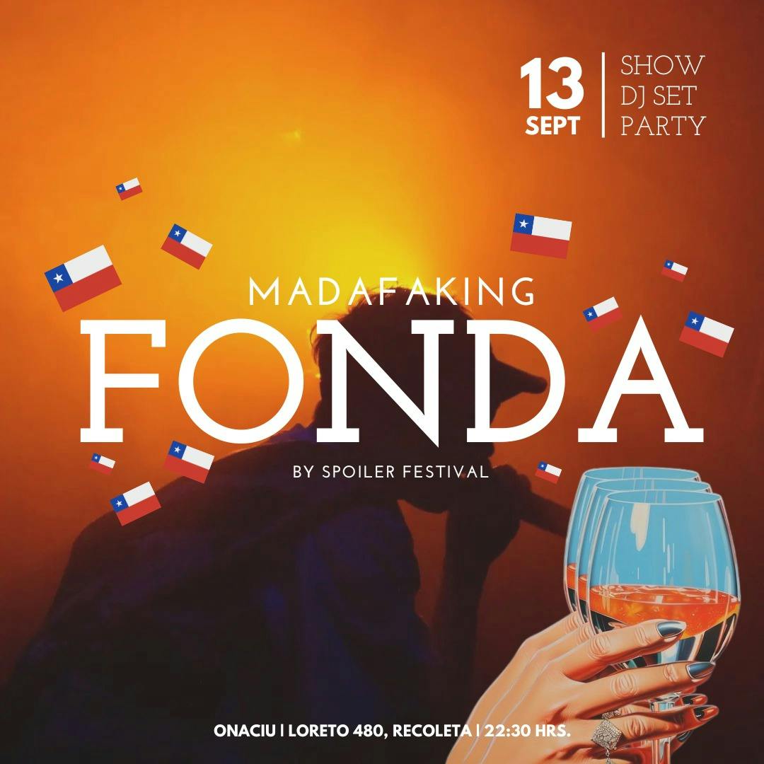 MADAFAKING FONDA // ONACIU / VIE 13 SEPT image}