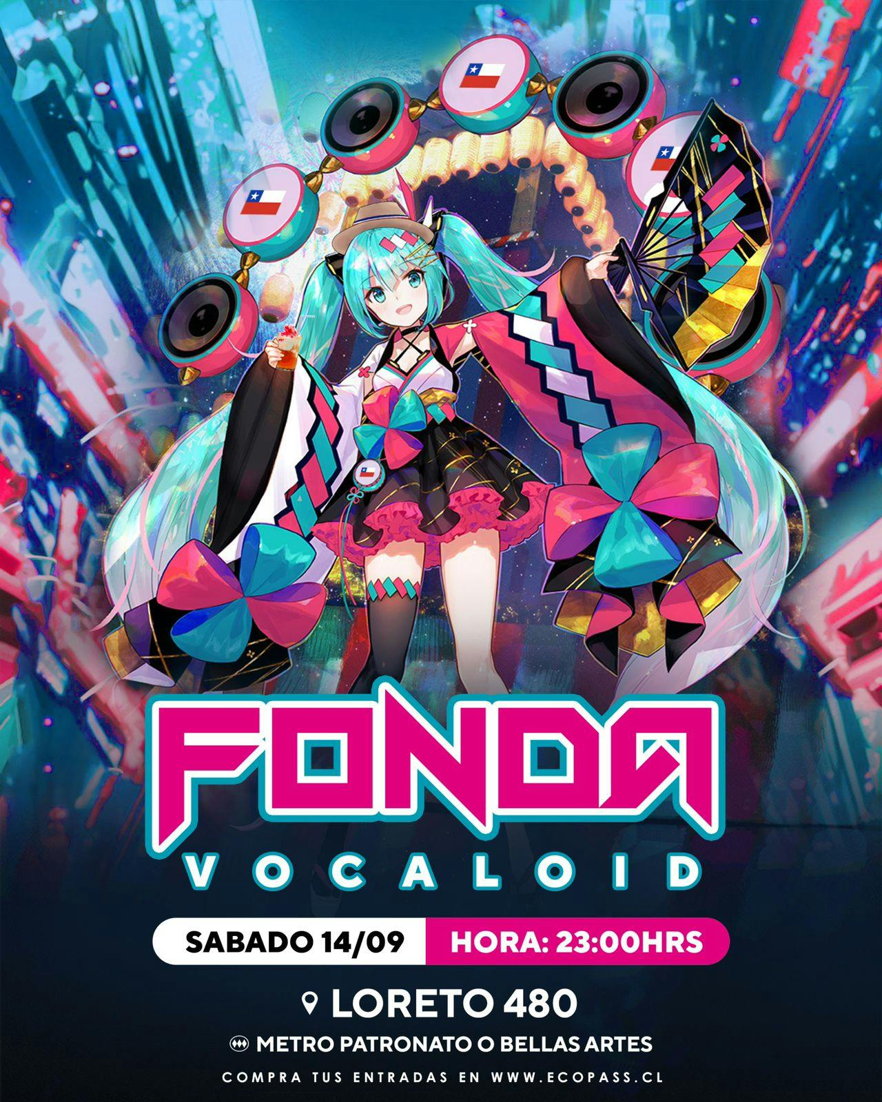 FONDA VOCALOID / CLUB ONACIU / SAB 14 SEPT image}