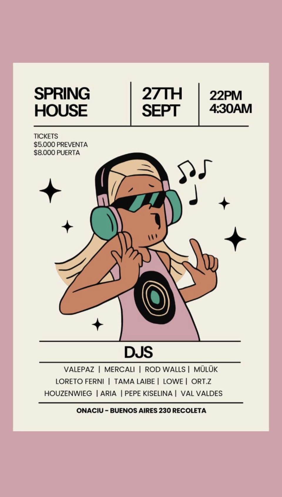 SPRING HOUSE // CLUB ONACIU / VIE 27 SEPT image}